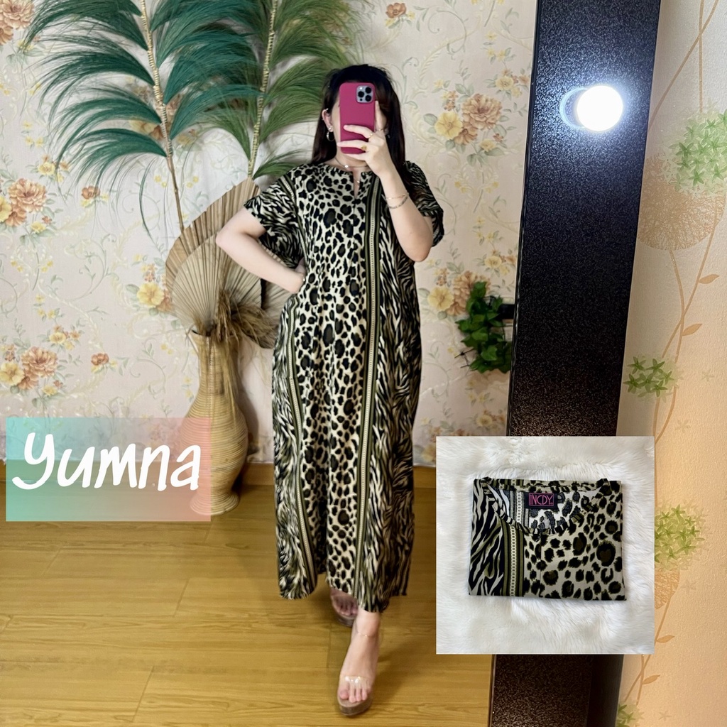 PART1 NCDY HOMEWEAR DASTER PANJANG SEMATA KAKI LD 130cm BUSUI FRIENDLY JUMBO-Yumna