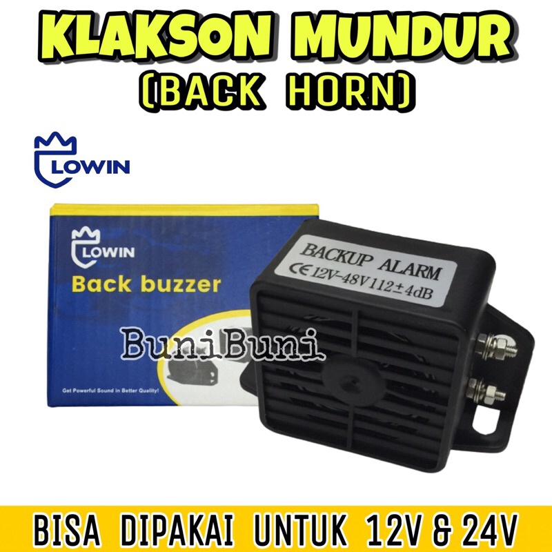 Klakson Mundur Atret / Alarm Mundur Mobil &amp; Truk 1 Suara Universal (Versi Suara Cepat)