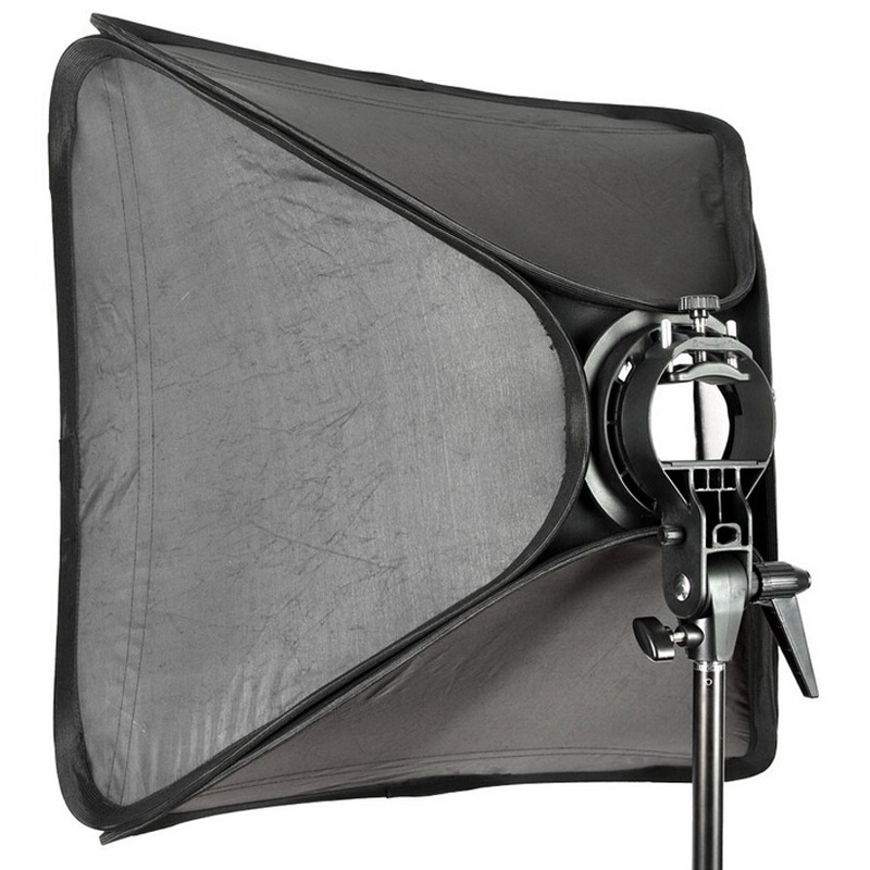 Reflektor Godox S-Type Softbox Flash Camera DSLR 60 X 60 CM - Hitam