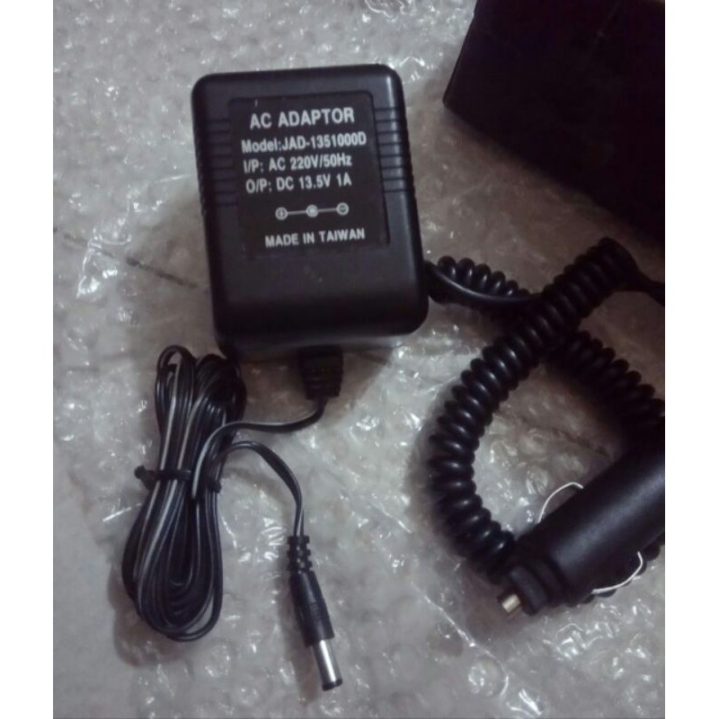 AC ADAPTOR DC 13,5V 1A PLES (TWIN CHARGER) KABEL CARGER