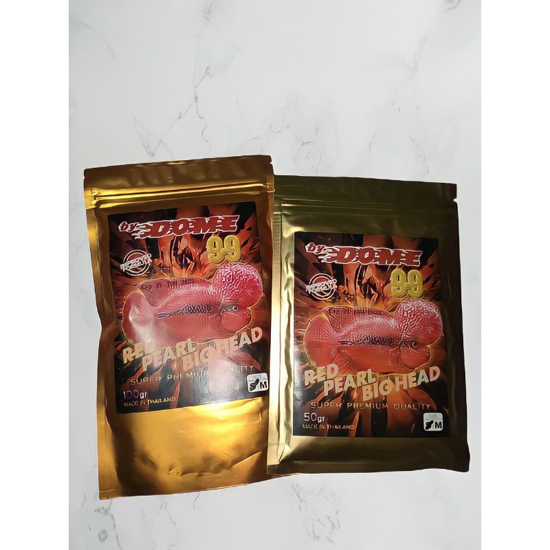 Pelet Ikan Louhan Dome 99 50gr dan 100gr