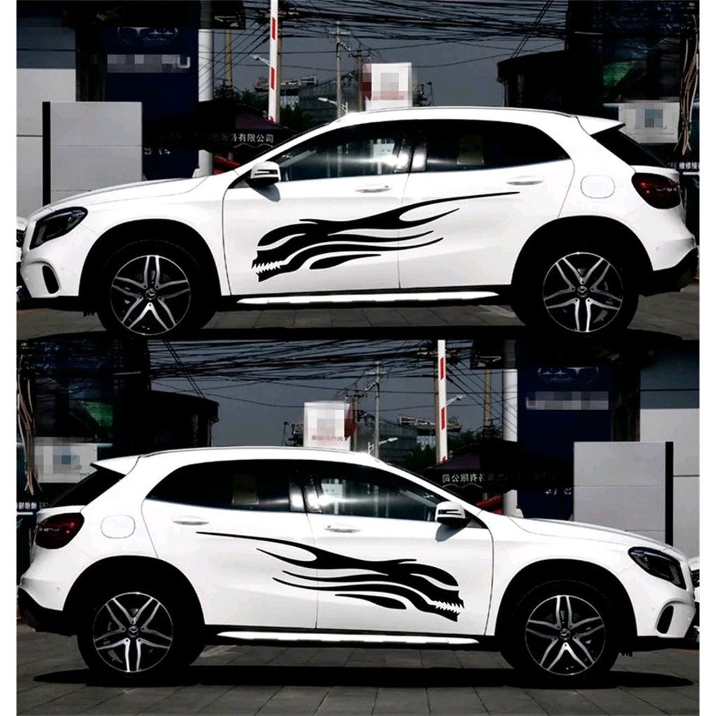 stiker tribal stiker mobil sedan stiker keren