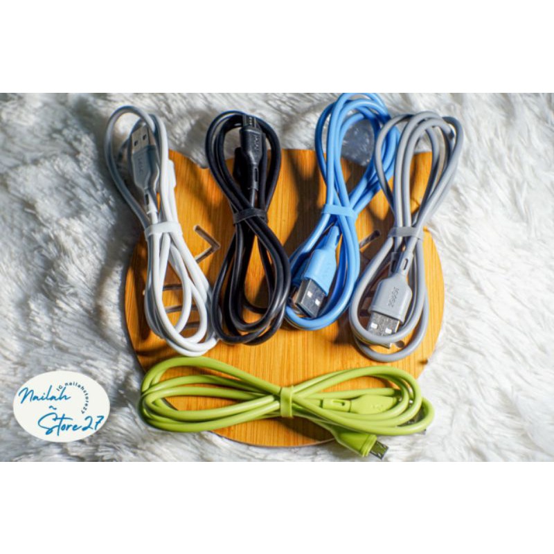 [Nailah Store] [COD] Kabel Data Micro USB Robot RBM100 Ori SUPPORT 2A For Samsung / Xiaomi / Vivo