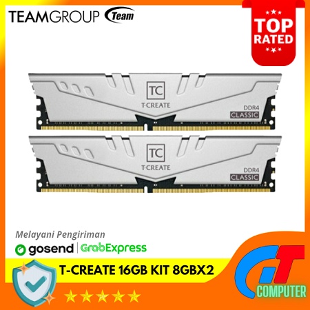 TEAM T-CREATE CLASSIC 16GB Kit (8GBX2) DDR4 3200MHz PC4-25600