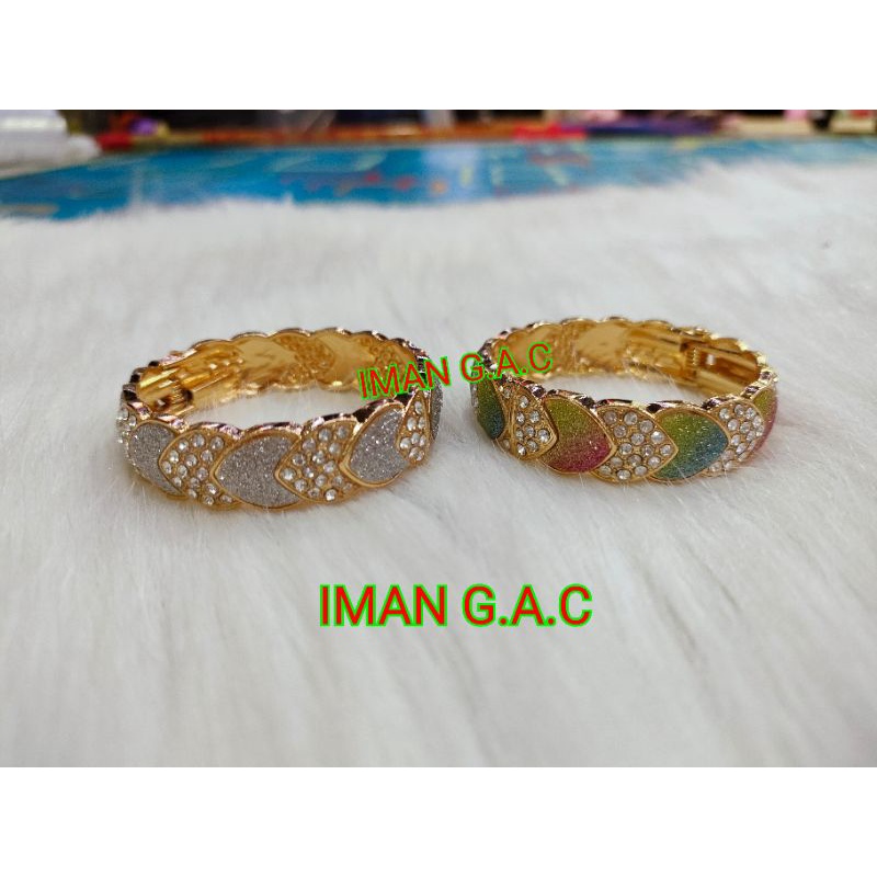 gelang india anak/gelang keroncong anak warna emas/gelang bangle/aksesoris gelang india permata