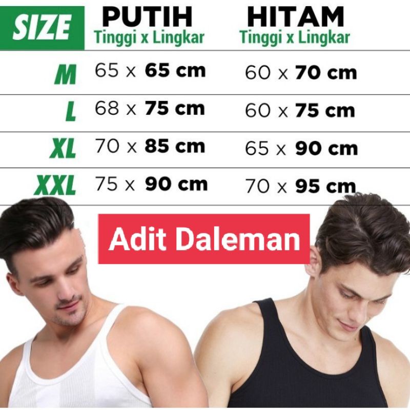 Kaos Singlet pria putih dan hitam | kaos sporot nugros dan nutex murah