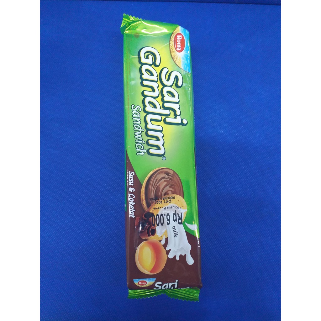 

Roma Sari Gandum Sandwitch Susu Coklat 115gr