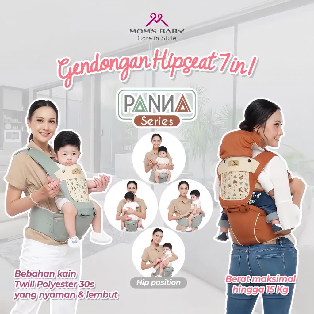 Gendongan Hipseat 7 In 1 Panna Series - MBG2032 By Mom's Baby