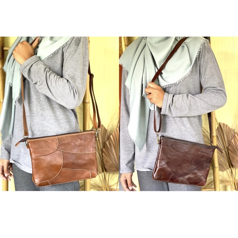 Sling bag kulit perca