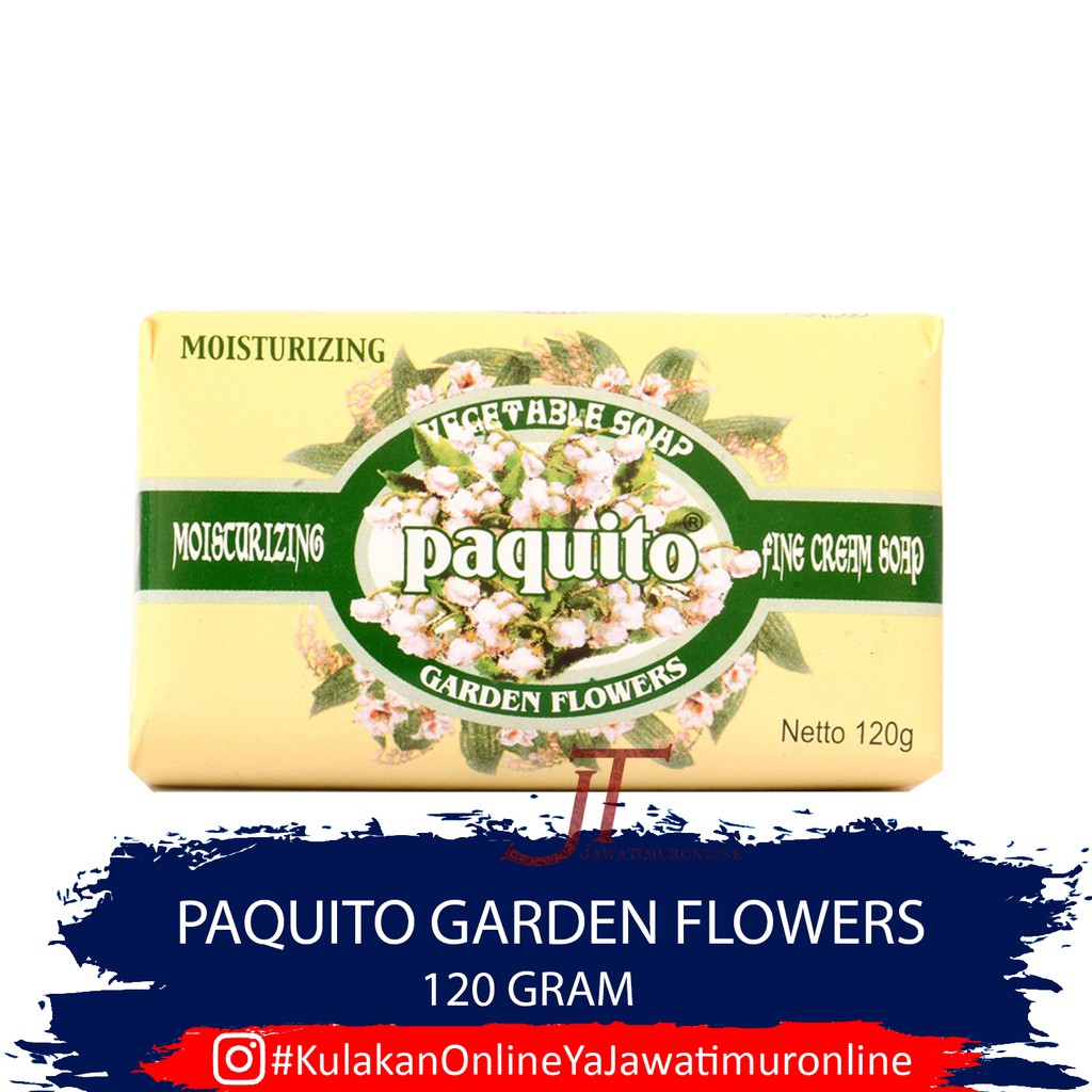 Sabun GARDEN FLOWER Original Paquito 120 gram - Paquito Garden Flower