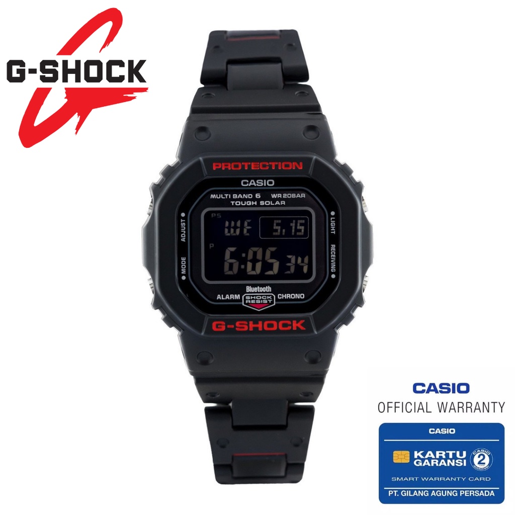 Jam Tangan Pria Casio G-Shock Original GW-B5600HR-1DR TOUGH SOLAR