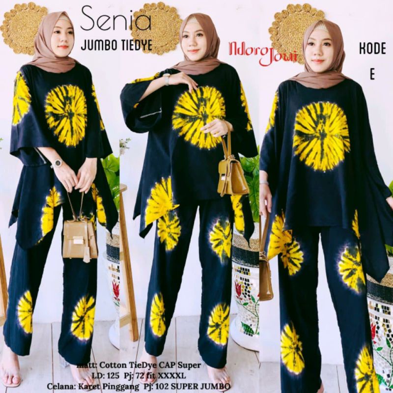 Senia jumbo tiedye set