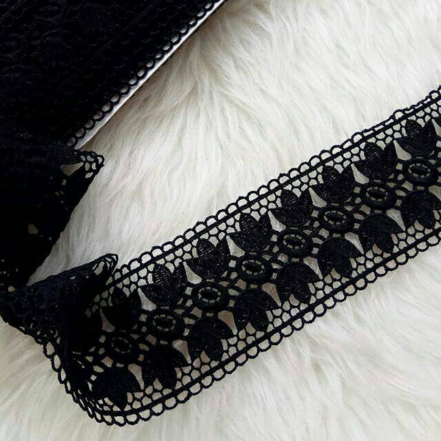 Renda gyper giper ziper bordir rajut zipper guiper ghyper  hrg per yard