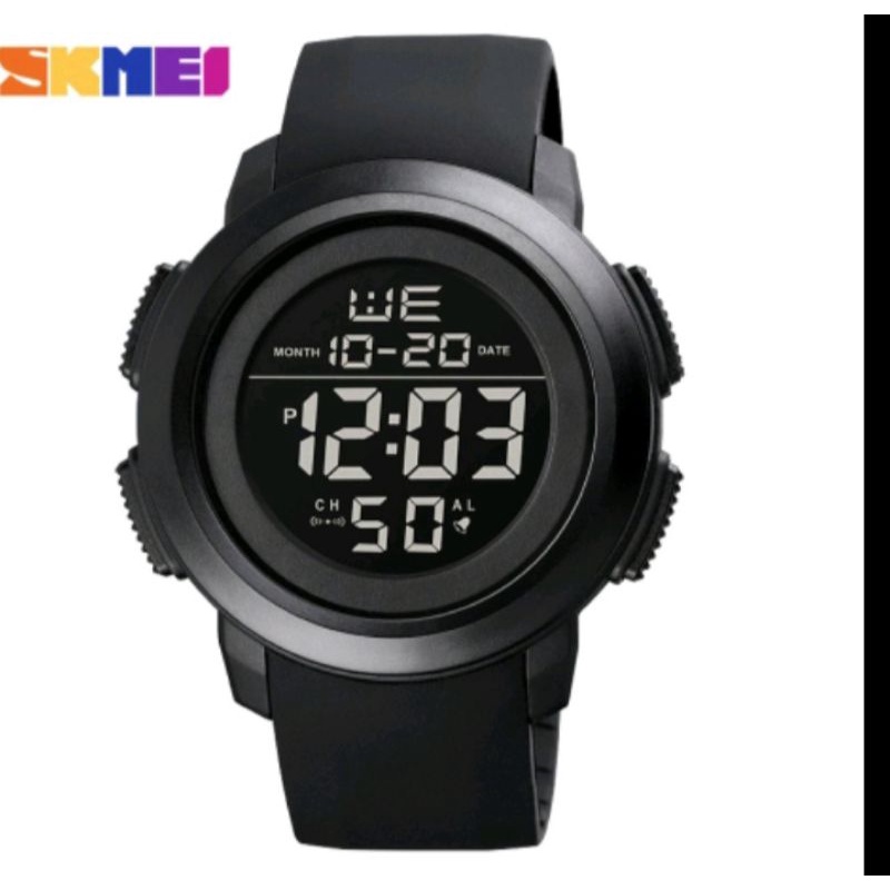 skmei 1719 original garansi Jam tangan pria Skmei Digital rubber