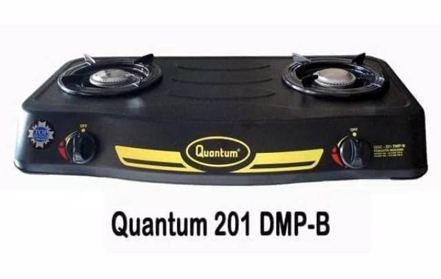 QUANTUM QGC-201DMPB. Kompor Gas 2 Tungku. Baru Bergaransi Resmi