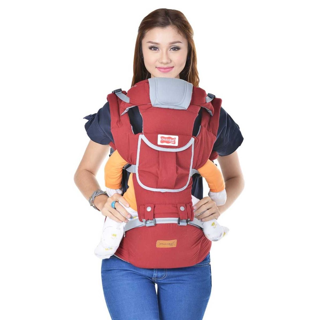 Baby Oro - Dialogue Baby Gendongan Hipseat Plain Color 02   DGG1007
