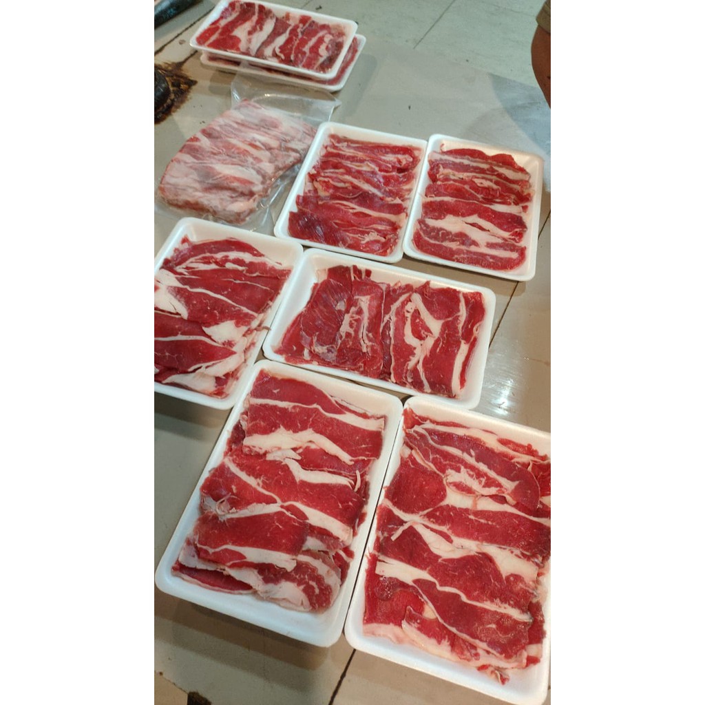 

BEEF SLICE (DAGING SAPI SLICE/LAPIS) 1000 gr