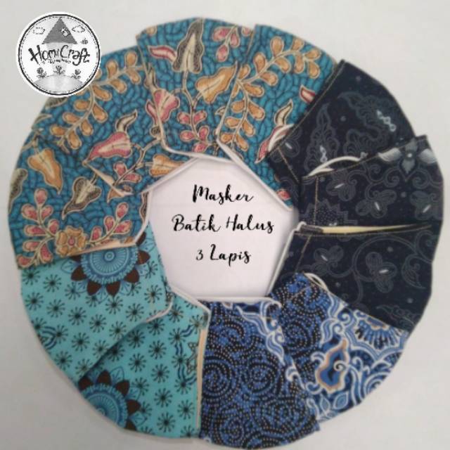Masker Batik 3 Lapis (Headloop)