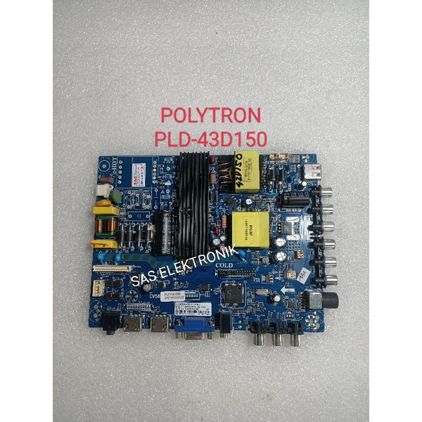 MB MOTHERBOARD MAINBOARD MESIN TV LED POLYTRON 43 INCH PLD-43D150 PLD43D150 PLD 43D150