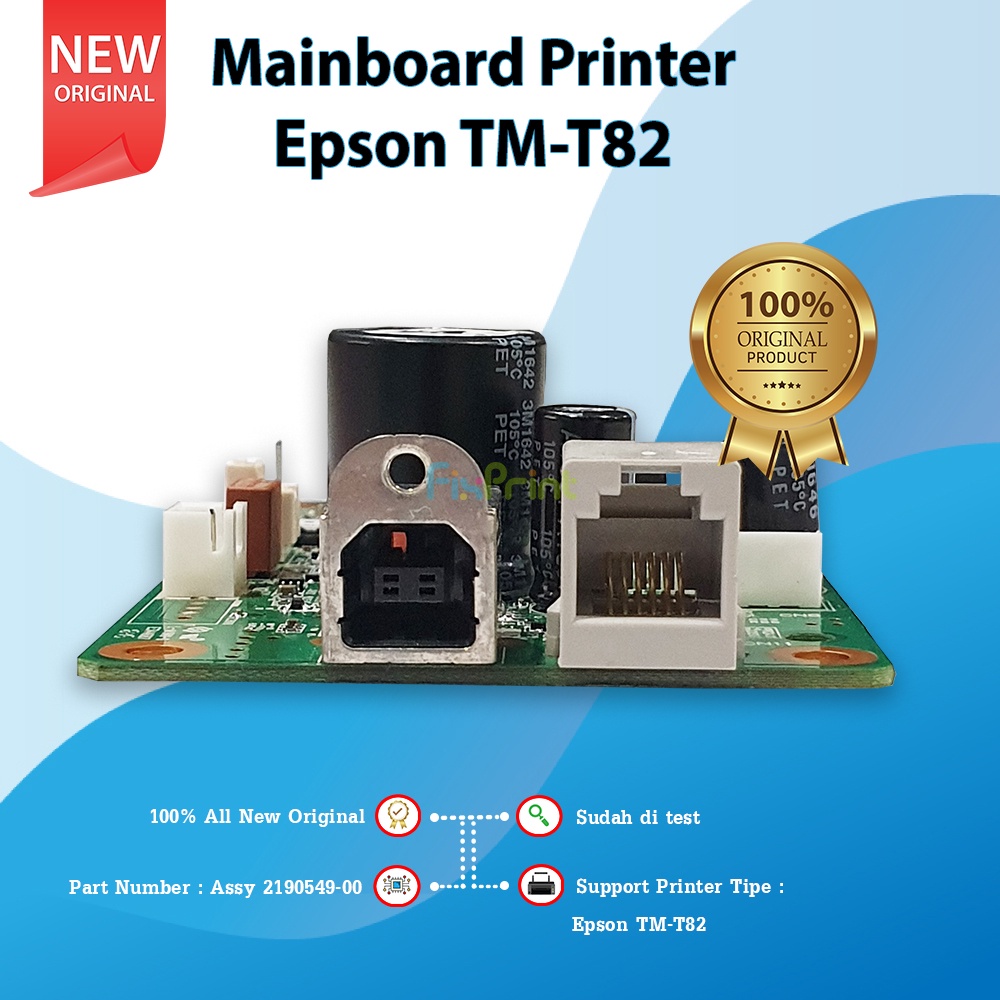 Mainboard Epson TM-T82 Port USB Board Printer TMT82 New Original