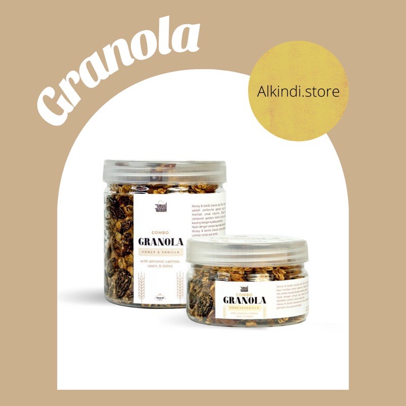 

Granola Combo 125 gr Honey & Vanila - Granola Low Calorie TIMUR TENGAH