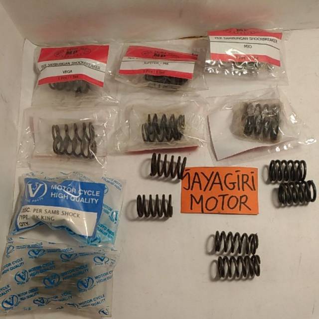 Per Sambungan ShockBreaker Vega RX King Mio RXK Jupiter MX Force 1 F1ZR Shock Depan Sulingan Pir Set