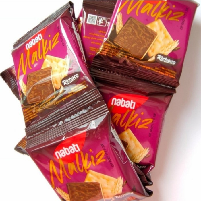 Nabati Malkiz Richoco Coklat Renceng 20gram 20 gram 10 Pcs Sachet