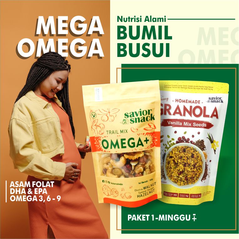 Jual Suplemen Makanan Ibu Hamil MEGA OMEGA Tinggi Nutrisi DHA, EPA