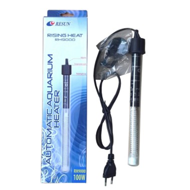 Heater Aquarium RESUN 100 Watt RH-9000 Penghangat Pemanas Air Akuarium