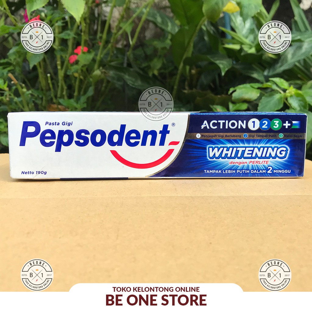 Pepsodent Action 123 Whitening 190gr