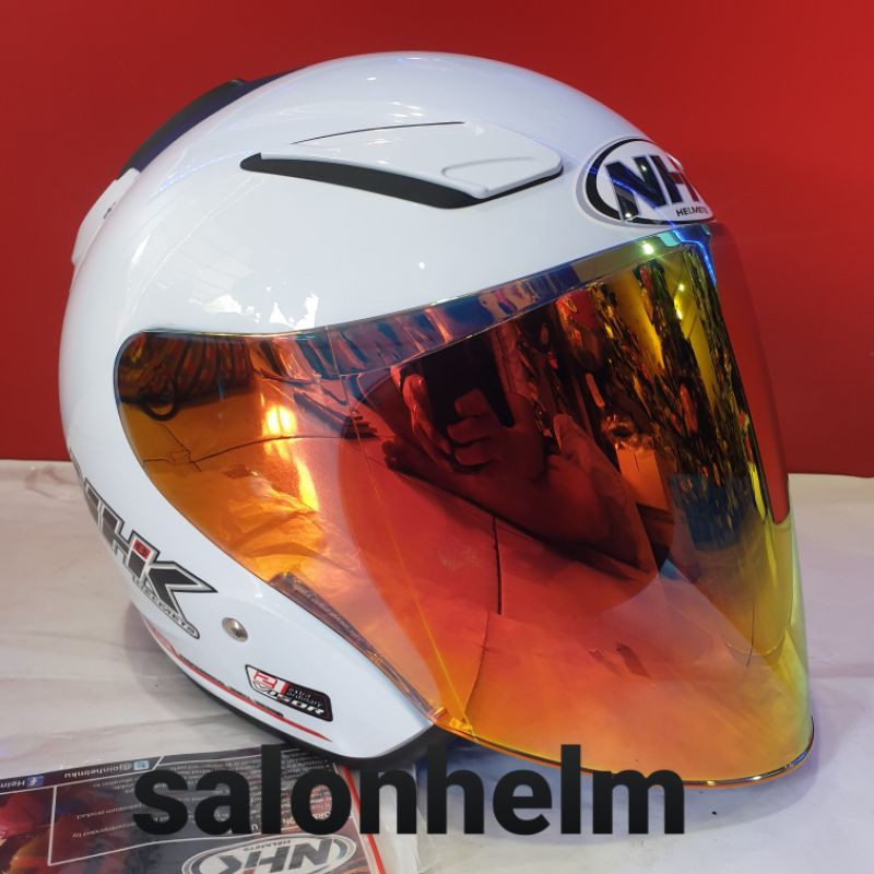 Helm NHK R1 Glossy Visor Flat Visor Iridium