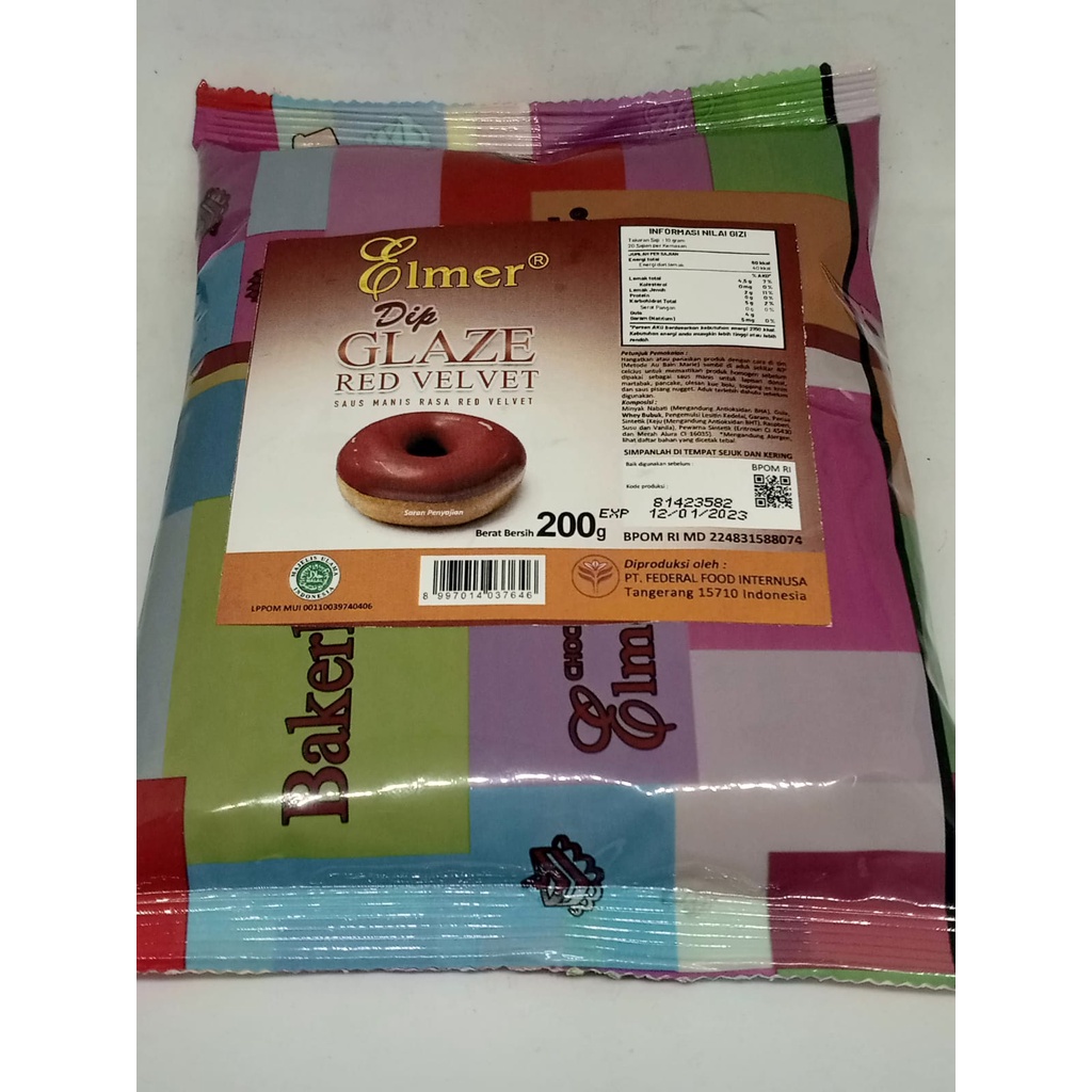 

Elmer Dip Glaze Red Velvet 200gr