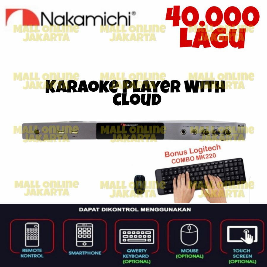 Nakamichi nkx55 / nkx 55 Dvd player karaoke Original pemutar lagu