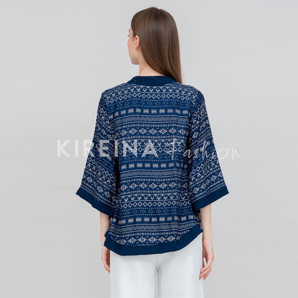 Cardigan Tribal FringeCardigan Kimono Wanita Outer Katun Rayon Viscose | Kireina Fashion