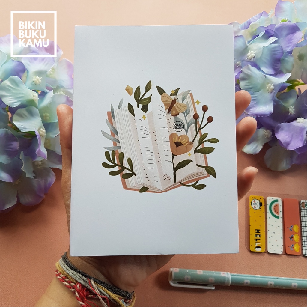 

[57gsm] A6 Notes Notebook Saku Pocket Book Softcover - Book Plant