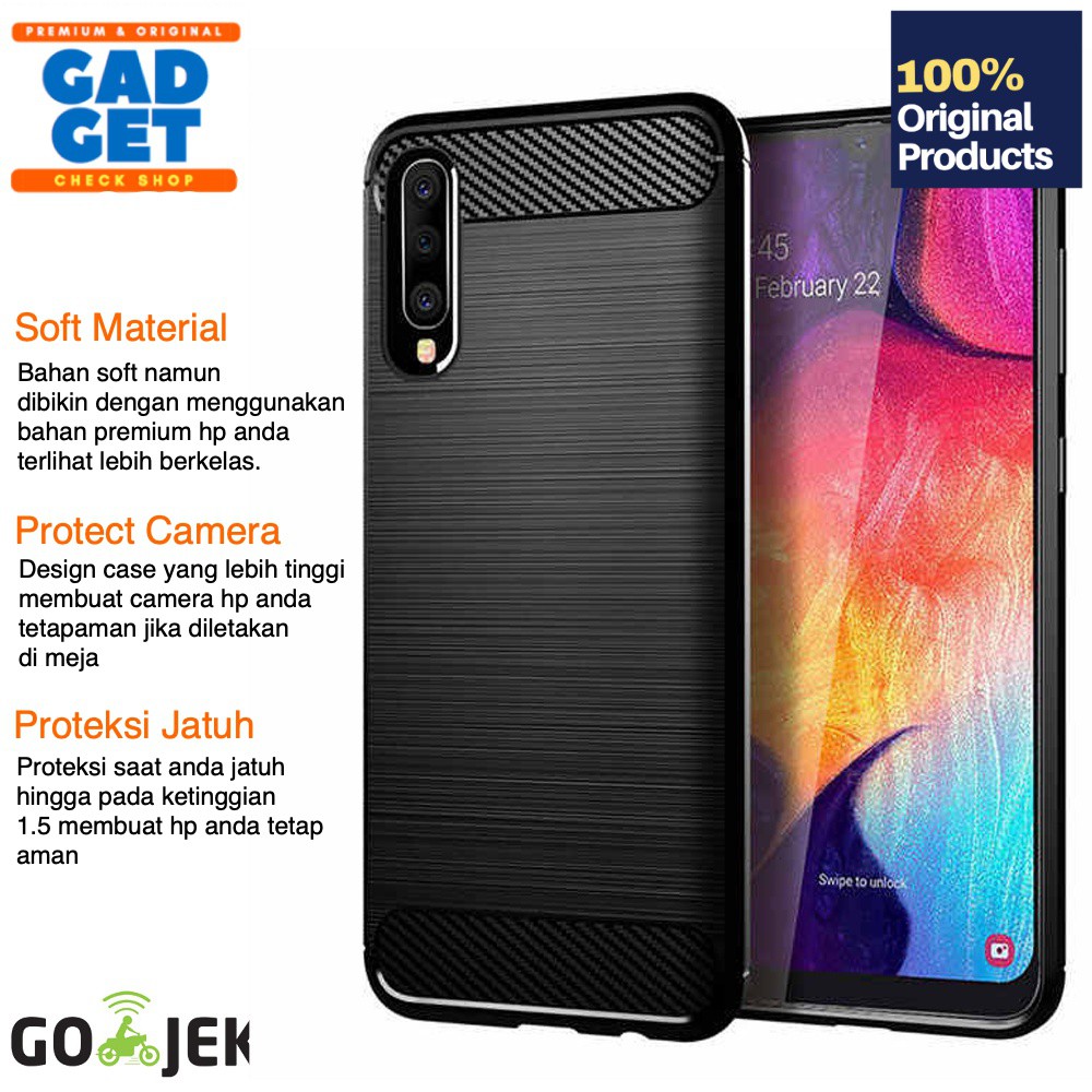 Premium Anti Crack CARBON Case Samsung Galaxy A20 / A20s