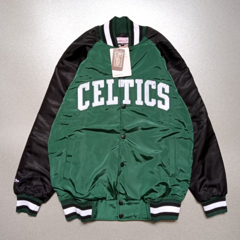 Bomber Jaket Varsity Celtics Big Logo