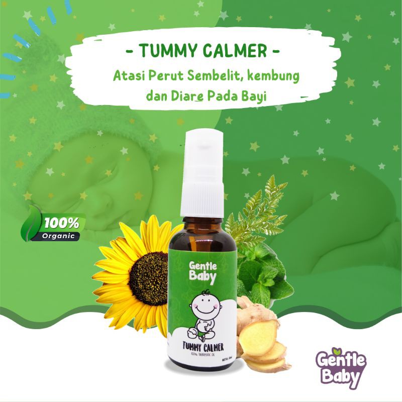 Gentle Baby Oil Tummy Calmer Minyak Telon Anak Bayi Balita Atasi Perut Sembelit Kembung Diare Bayi