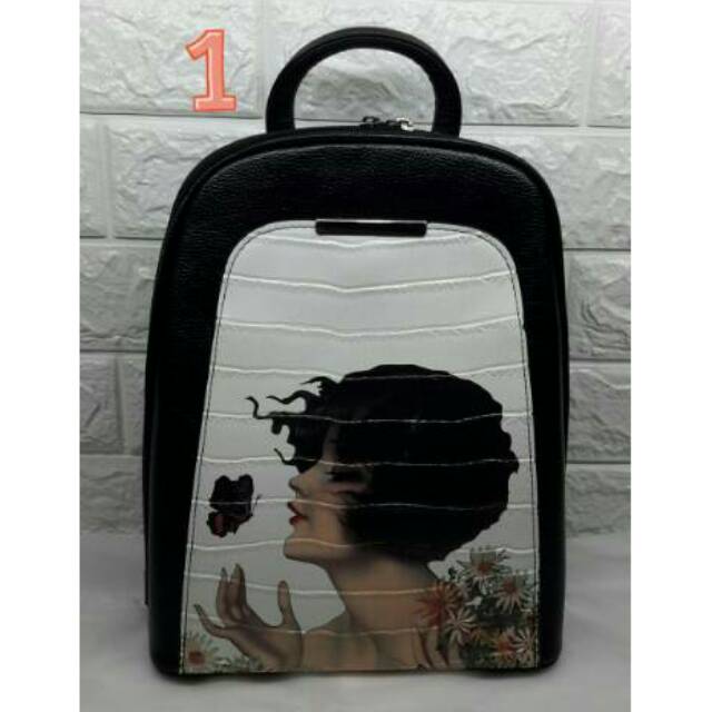 Ransel lukis fashion / ransel lukis import