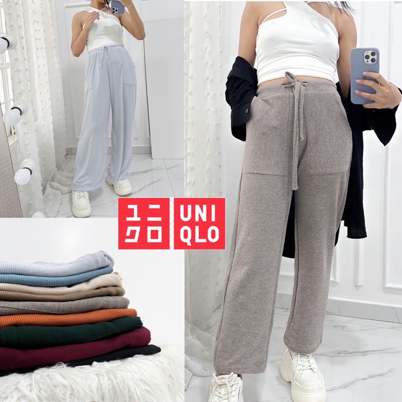 UNIQLO RIB KNIT KULOT GU