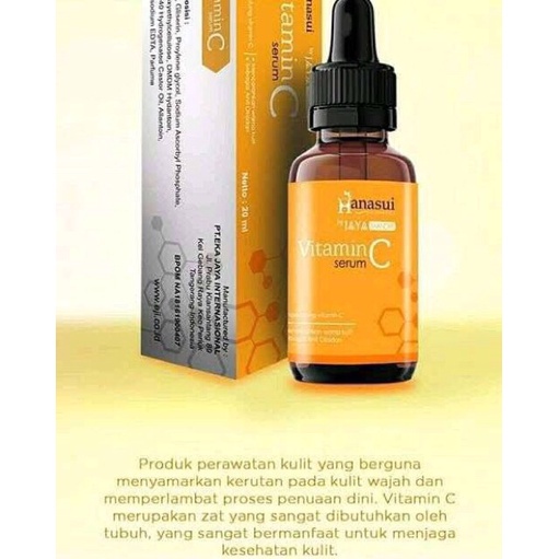 Serum vit c hanasui collagen kuning