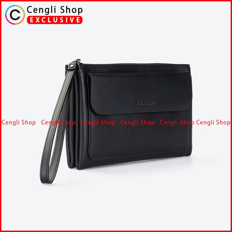 TAS KECIL EVERBEST CLUTCH BAG PRIA ORIGINAL TERBARU KULIT ASLI EM03