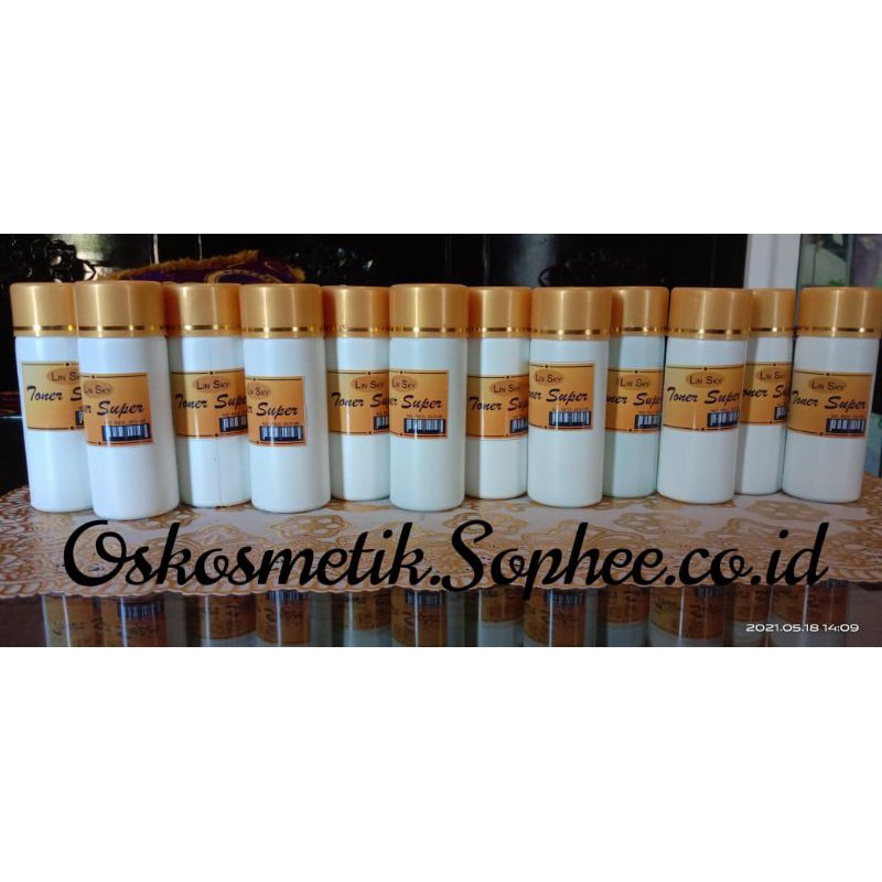 TONER LINSKY TUTUP PINK BIRU GOLD 60ML SEGEL+HOLO