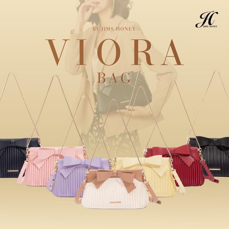 FREE EXCLUSIVE BOX TAS SELEMPANG WANITA JIMS HONEY JH VIORA BAG PENUTUP MAGNET KADO CEWEK UNIK MURAH