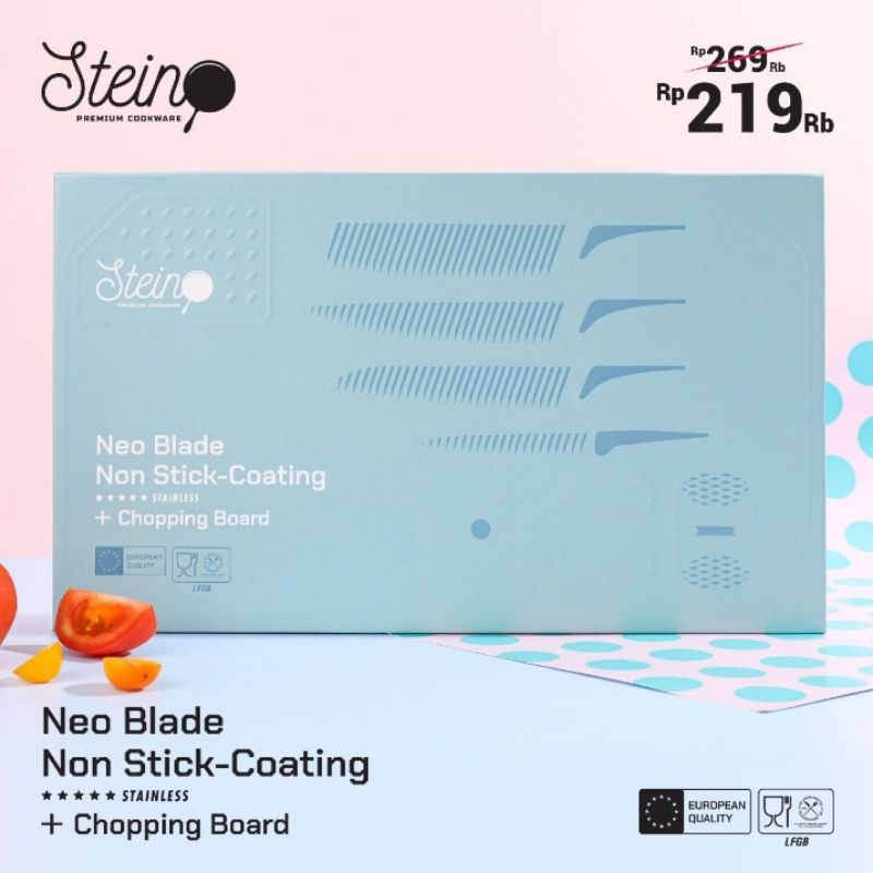 PROMO STEINCOOKWARE NEO BLADE 6 IN 1 FREE PAKING BUBLE+ DOBEL KARTON