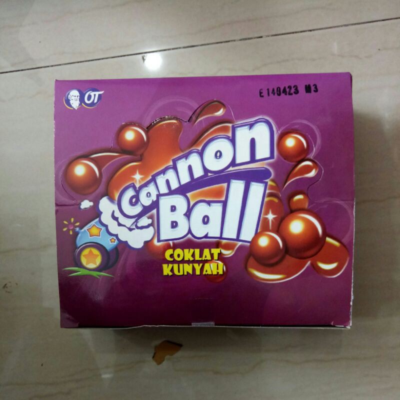 

coklat kunyah cannon ball 6g