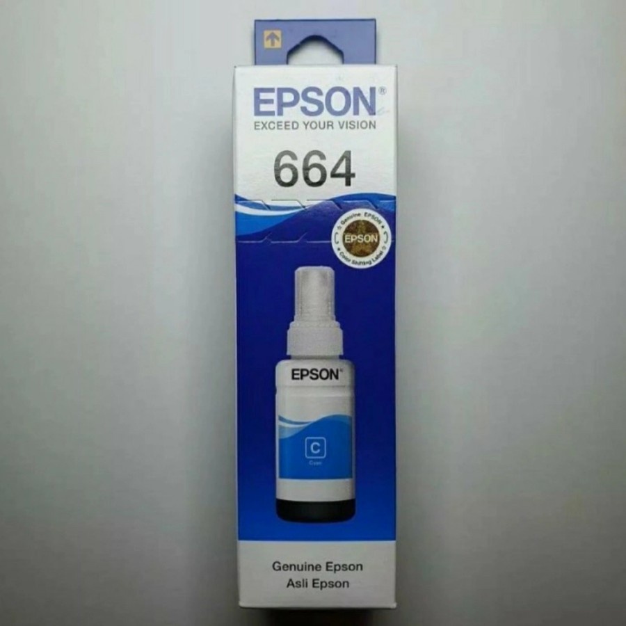 Tinta Botol 664/L100/T6641 (B/C/M/Y) Tinta Epson Original