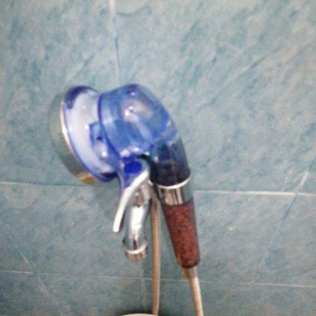 Shower Head Spa Ionizer Healthy Crystal 3 Mode Selang 140 Cm Aerator