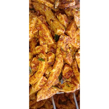 

Basreng(bakso goreng) pedas daun jeruk