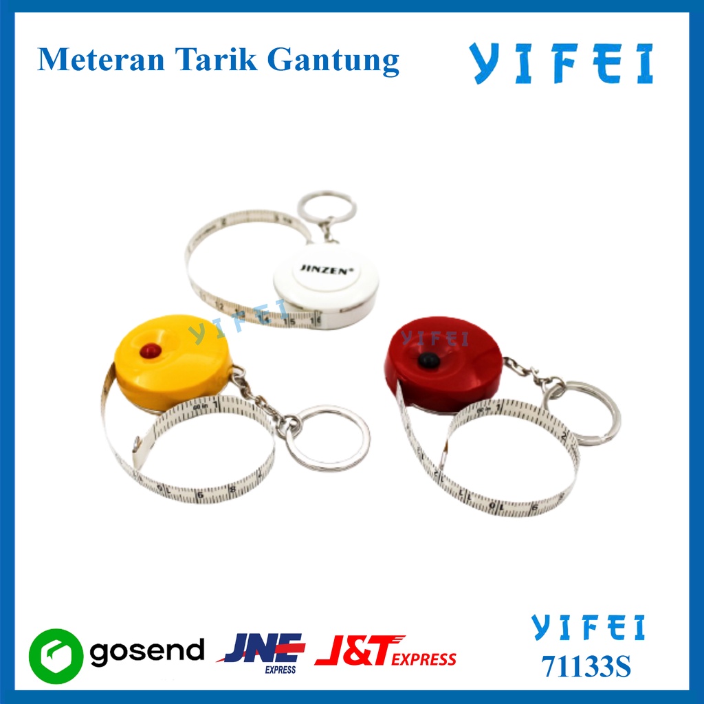 Meteran Gulung/Meteran tarik/Meteran gantung YIFEI-71133S (150 CM)